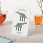Signe De Table Illustration de Barapasaurus (In SItu)