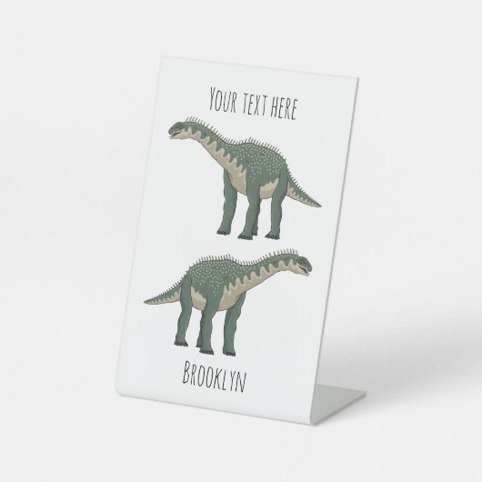 Signe De Table Illustration de Barapasaurus (Recto)