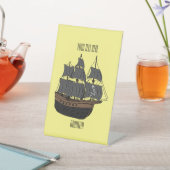 Signe De Table Illustration de bateau pirate (In SItu)