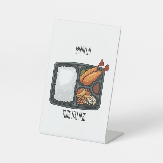 Signe De Table Illustration de Bento (Recto)