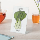 Signe De Table Illustration de Bok choy (In SItu)