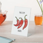 Signe De Table Illustration de chili (In SItu)