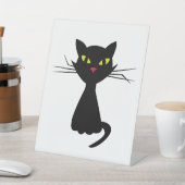 Signe De Table Illustration de clipart du chat noir (In SItu)