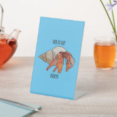 Signe De Table Illustration de crabe ermite (In SItu)