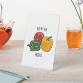 Signe De Table Illustration de dessin de Capsicum (In SItu)