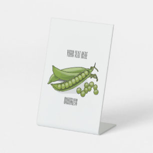 Signe De Table Illustration de dessin de pois
