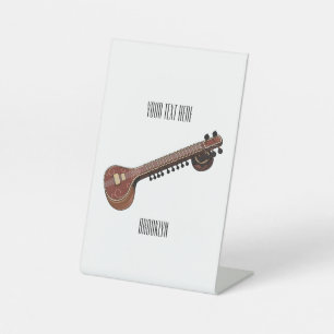 Signe De Table Illustration de dessin de Sitar