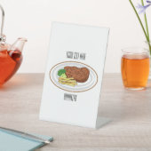 Signe De Table Illustration de dessin de steak (In SItu)