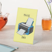 Signe De Table Illustration de dessin d'imprimante (In SItu)