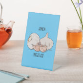 Signe De Table Illustration de dessin sur l'ail (In SItu)