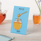 Signe De Table Illustration de dessin sur le miel (In SItu)