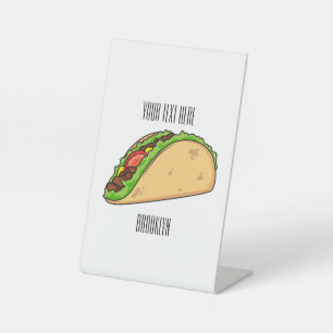 Signe De Table Illustration de dessin sur Taco