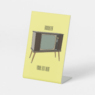 Signe De Table Illustration de dessin télévisé