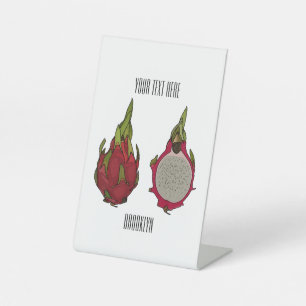 Signe De Table Illustration de dragon fruit