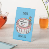 Signe De Table Illustration de gâteau d'anniversaire (In SItu)