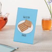Signe De Table Illustration de gaufre (In SItu)