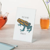 Signe De Table Illustration de grenouille taureau de dessin animé (In SItu)