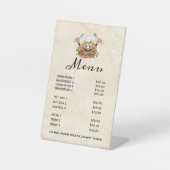 Signe De Table Illustration de hamburger (Recto)