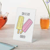 Signe De Table Illustration de Ice pop (In SItu)