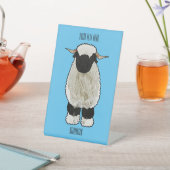 Signe De Table Illustration de la caricature de mouton Valais Bla (In SItu)