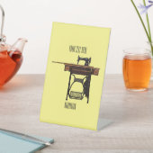 Signe De Table Illustration de la machine à coudre (In SItu)