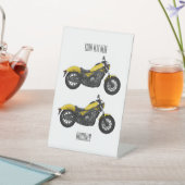 Signe De Table Illustration de moto Cruiser (In SItu)