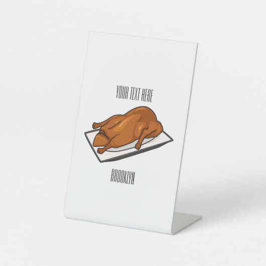 Signe De Table Illustration de Peking duck (Recto)