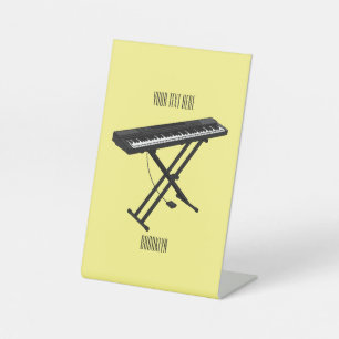 Signe De Table Illustration de piano clavier