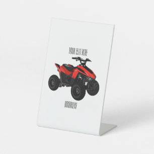 Signe De Table Illustration de Quad bike atv