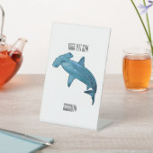 Signe De Table Illustration de requin marteau (In SItu)