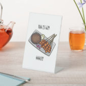 Signe De Table Illustration de Satay (In SItu)