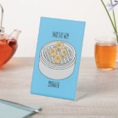 Signe De Table Illustration de Shumai dim sum (In SItu)