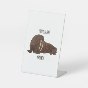 Signe De Table Illustration de Walrus
