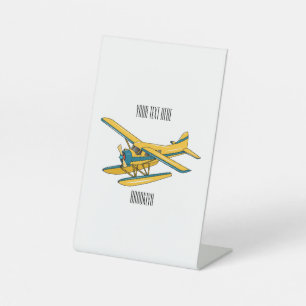 Signe De Table Illustration d'hydravion