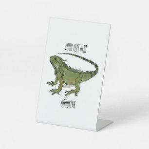 Signe De Table Illustration d'Iguana