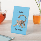 Signe De Table Illustration d'ocelot mignon (In SItu)