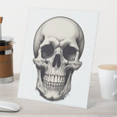 Signe De Table Illustration du crâne (In SItu)