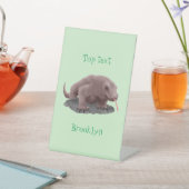 Signe De Table Illustration du dragon de Komodo (In SItu)