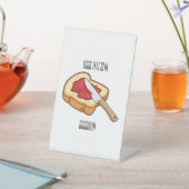 Signe De Table Illustration du pain et de la confiture (In SItu)