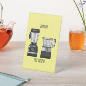 Signe De Table Illustration du processeur et du mixeur alimentair (In SItu)