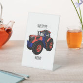 Signe De Table Illustration du tracteur (In SItu)