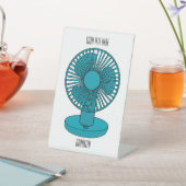 Signe De Table Illustration du ventilateur (In SItu)
