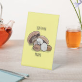 Signe De Table Illustration d'un champignon (In SItu)