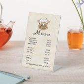 Signe De Table Illustration d'un hamburger (In SItu)