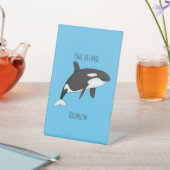 Signe De Table Illustration d'une baleine tueuse (In SItu)