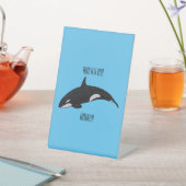 Signe De Table Illustration d'une baleine tueuse (In SItu)