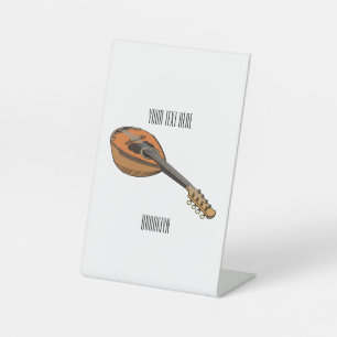 Signe De Table Illustration en mandoline
