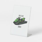 Signe De Table Illustration Jet ski (Recto)