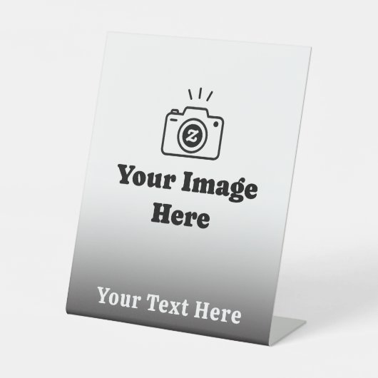Signe De Table Image Plus Texte (Recto)