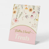 Signe De Table Imaginaire fleur sauvage fée traite (Recto)